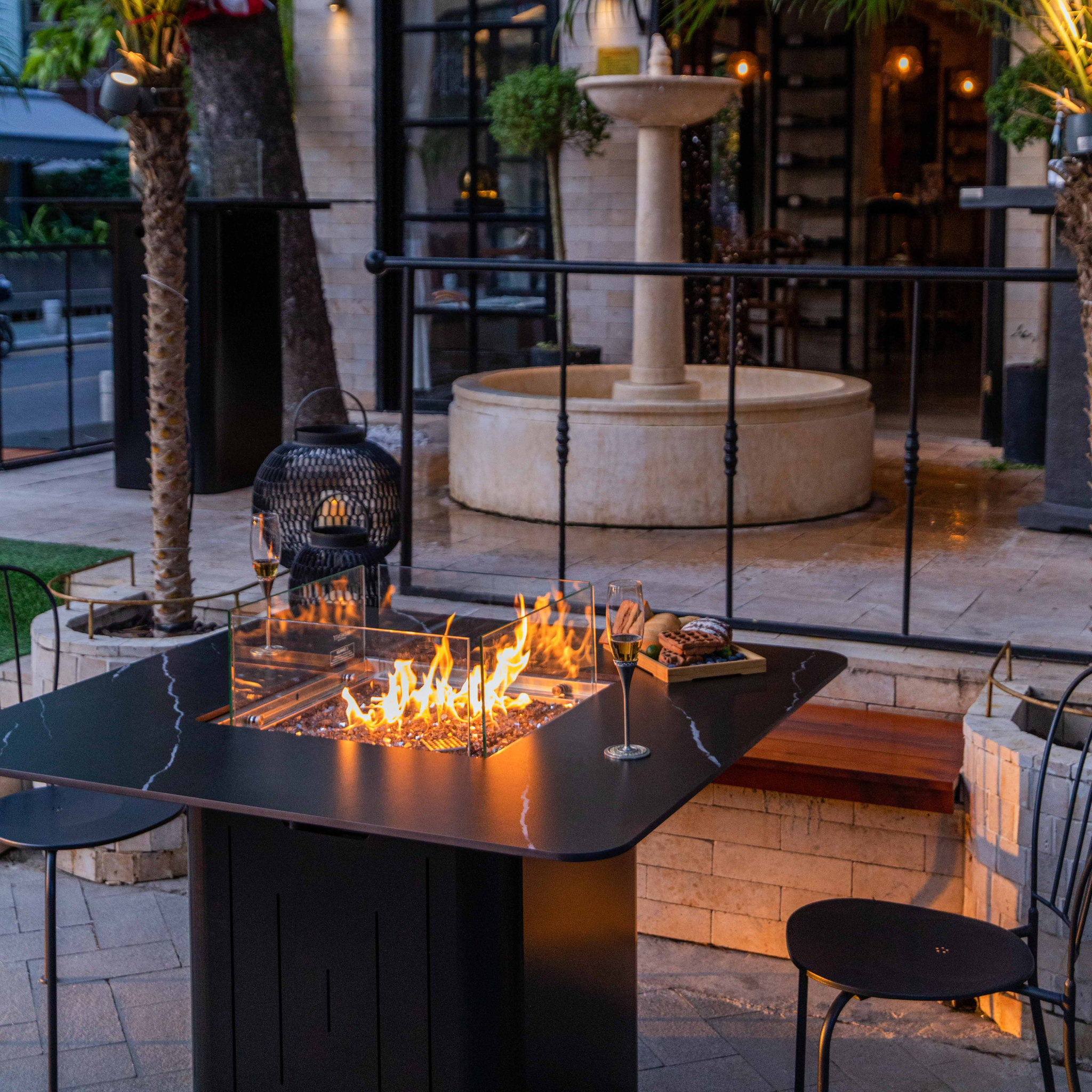 Brugge vuurtafel - Elementi