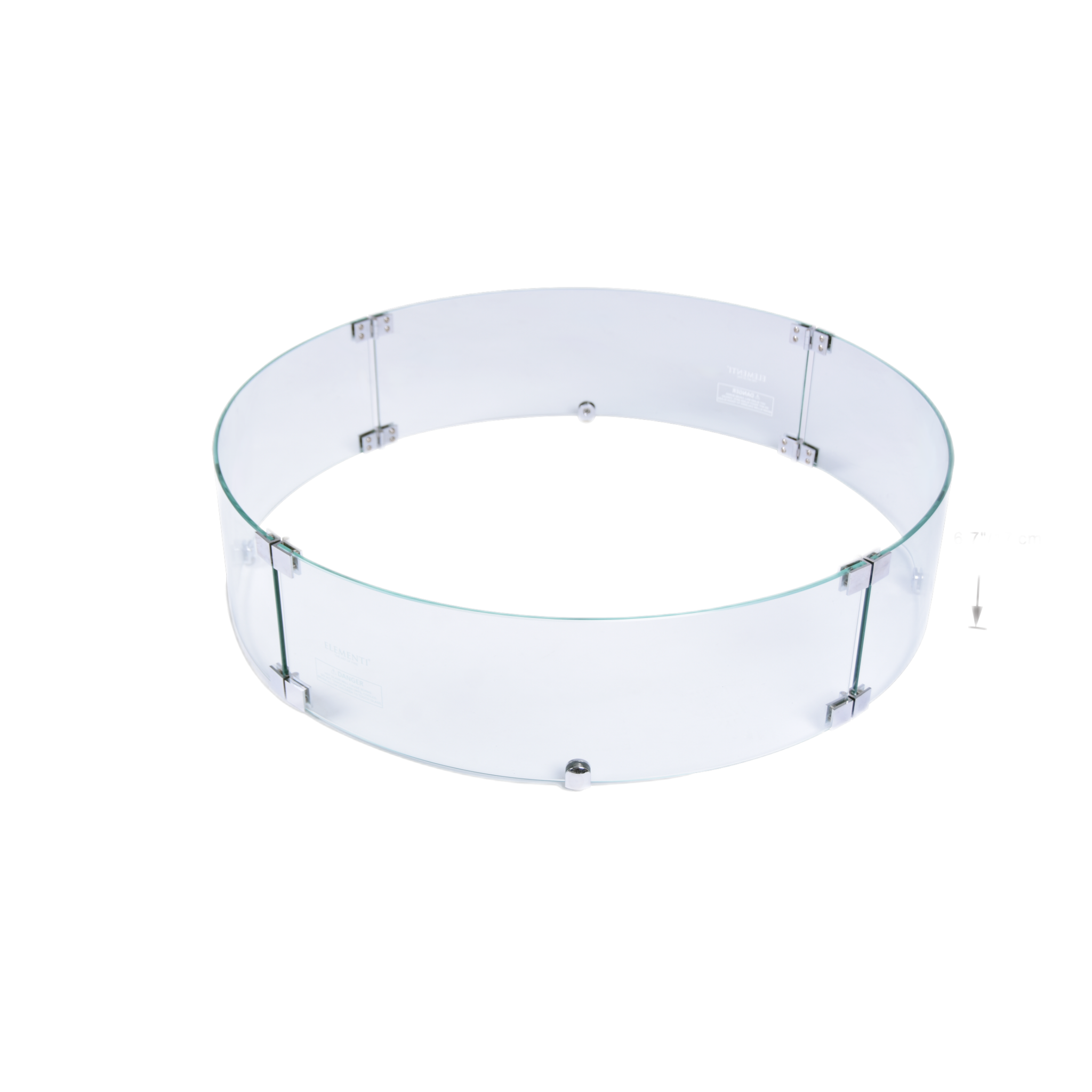 Ronde Glazen Beschermkap - Elementi