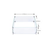 Vierkante Glazen Windbescherming - Elementi